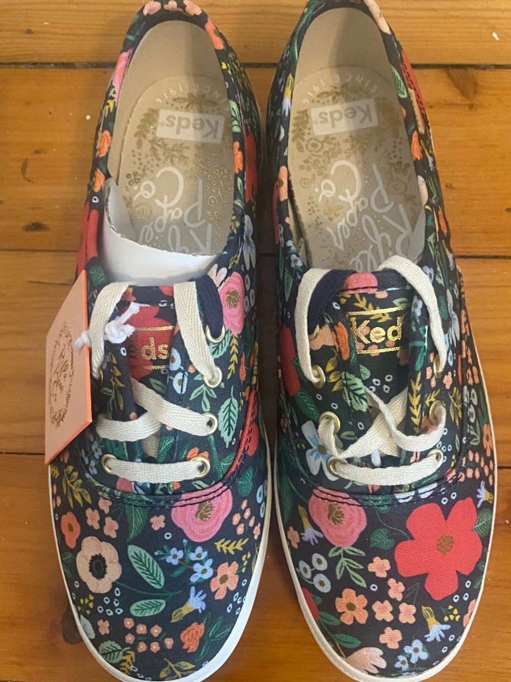 Floral Keds Tennis Shoes